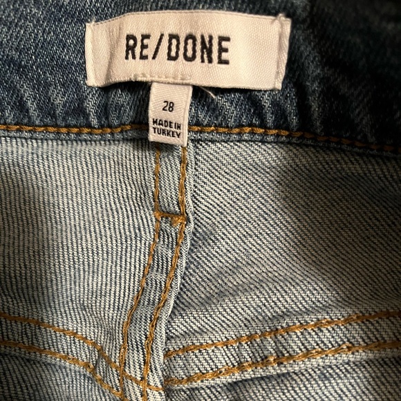 Re/Done Slim Leg Jeans (size: 28) - Picture 6 of 10